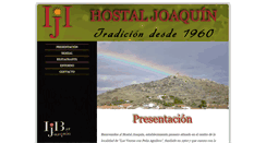 Desktop Screenshot of hostaljoaquin.com